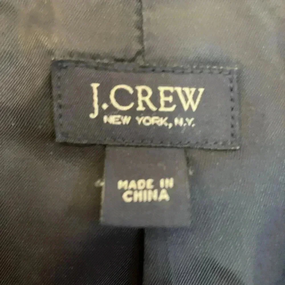 J.Crew Men Y2K Vintage Ludlow 100% Cashmere 2 Button Jacket Size 40R Blue FA EXC